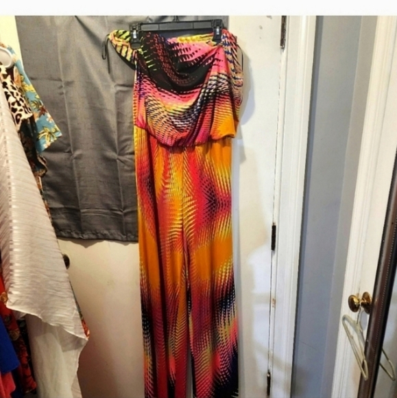 Like new SYMPHONY COLORFUL JUMPSUIT 2X - Picture 5 of 5